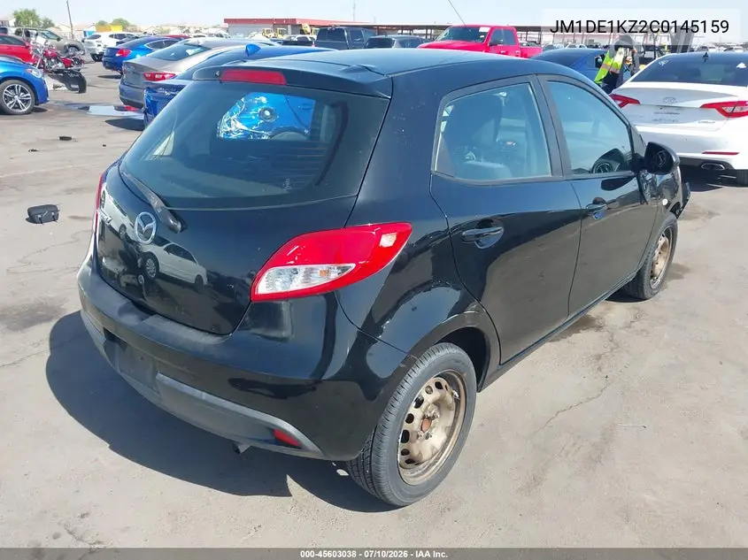 2012 Mazda Mazda2 Sport VIN: JM1DE1KZ2C0145159 Lot: 45603038