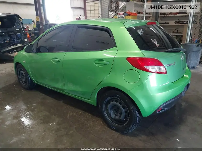 2012 Mazda Mazda2 Sport VIN: JM1DE1KZXC0131932 Lot: 45606615