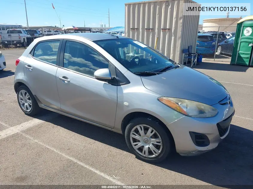 2012 Mazda Mazda2 Sport VIN: JM1DE1KY1C0137156 Lot: 45652311