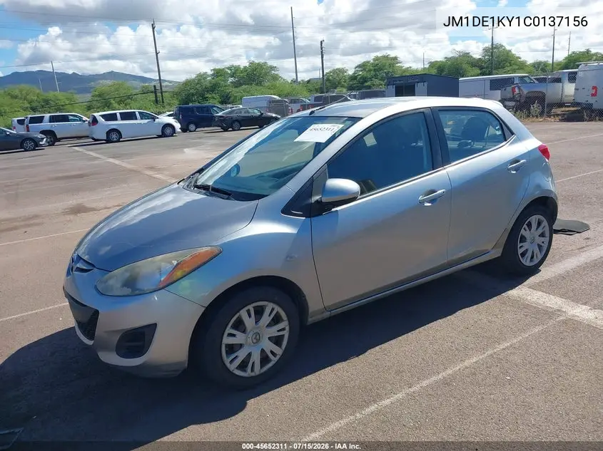 2012 Mazda Mazda2 Sport VIN: JM1DE1KY1C0137156 Lot: 45652311