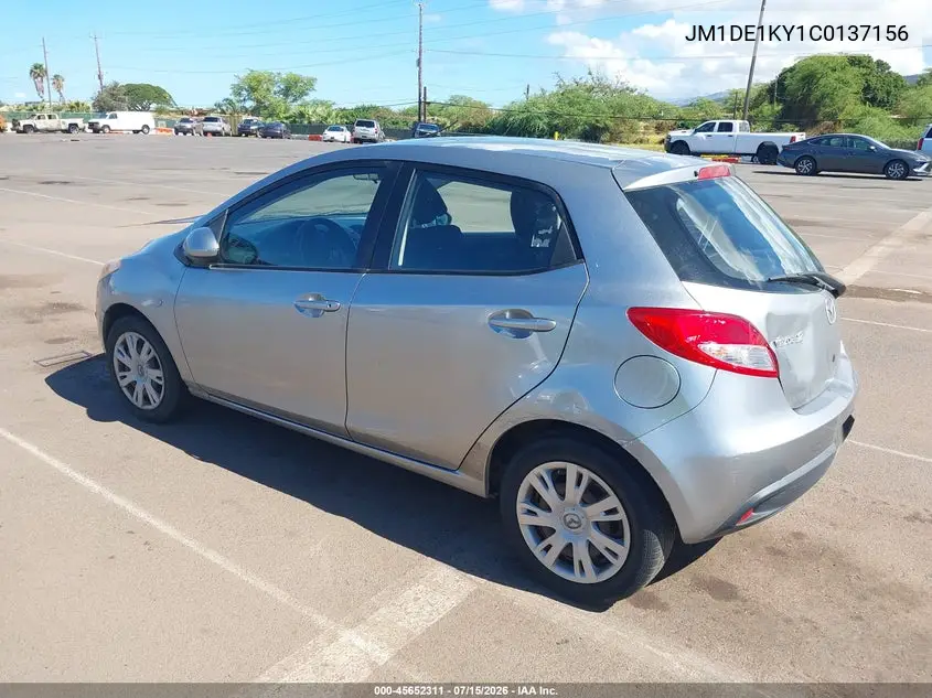 2012 Mazda Mazda2 Sport VIN: JM1DE1KY1C0137156 Lot: 45652311