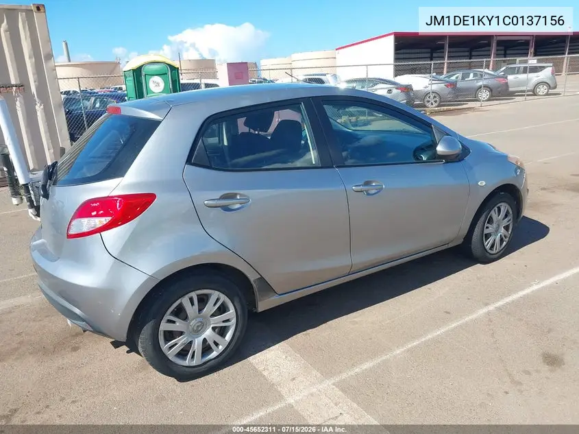 2012 Mazda Mazda2 Sport VIN: JM1DE1KY1C0137156 Lot: 45652311