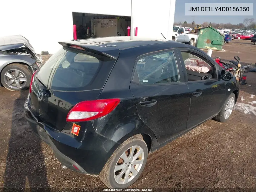 2013 Mazda Mazda2 Touring VIN: JM1DE1LY4D0156350 Lot: 44647472