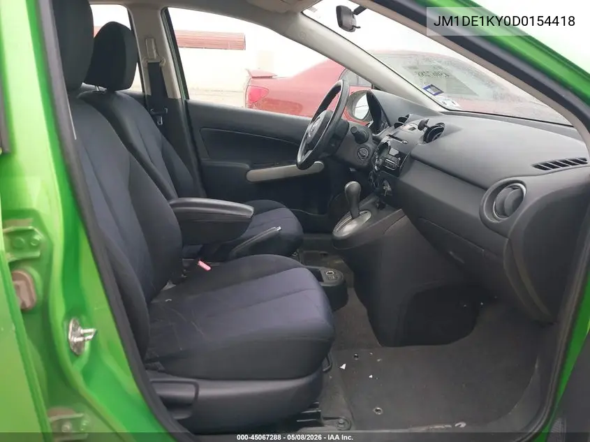2013 Mazda Mazda2 Sport VIN: JM1DE1KY0D0154418 Lot: 45067288