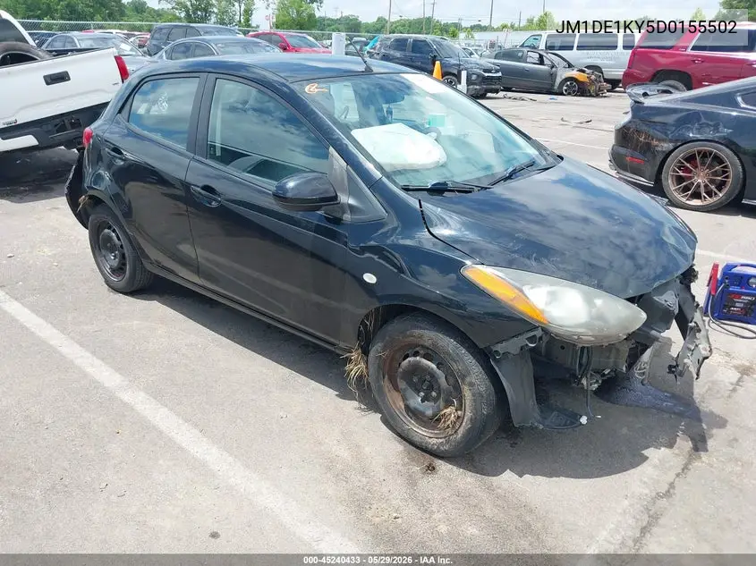2013 Mazda Mazda2 Sport VIN: JM1DE1KY5D0155502 Lot: 45240433