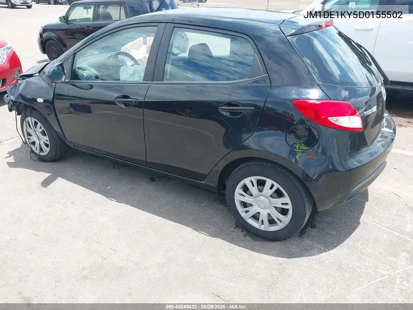 2013 Mazda Mazda2 Sport VIN: JM1DE1KY5D0155502 Lot: 45240433
