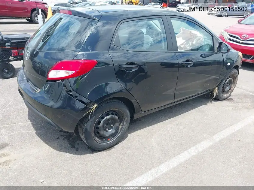 2013 Mazda Mazda2 Sport VIN: JM1DE1KY5D0155502 Lot: 45240433