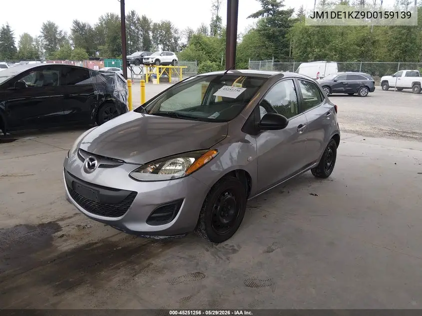 2013 Mazda Mazda2 Sport VIN: JM1DE1KZ9D0159139 Lot: 45251256