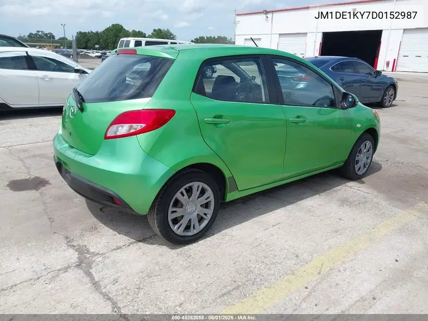 2013 Mazda Mazda2 Sport VIN: JM1DE1KY7D0152987 Lot: 45262058