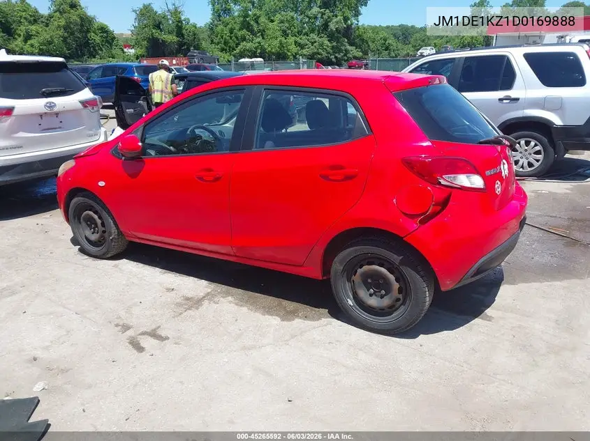 2013 Mazda Mazda2 Sport VIN: JM1DE1KZ1D0169888 Lot: 45265592