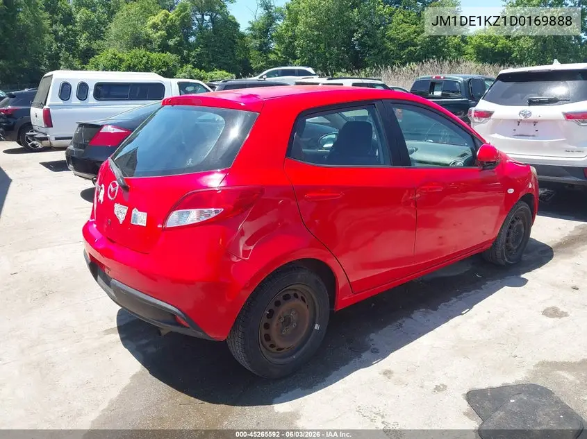2013 Mazda Mazda2 Sport VIN: JM1DE1KZ1D0169888 Lot: 45265592