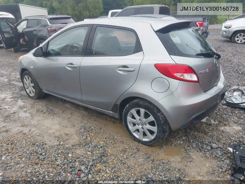 2013 Mazda Mazda2 Touring VIN: JM1DE1LY3D0160728 Lot: 45385386