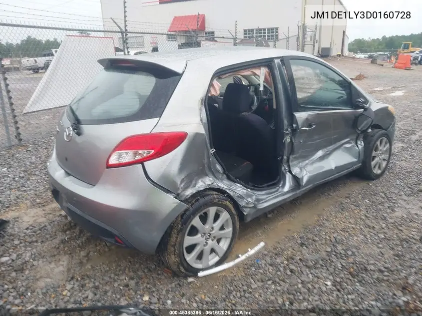 2013 Mazda Mazda2 Touring VIN: JM1DE1LY3D0160728 Lot: 45385386