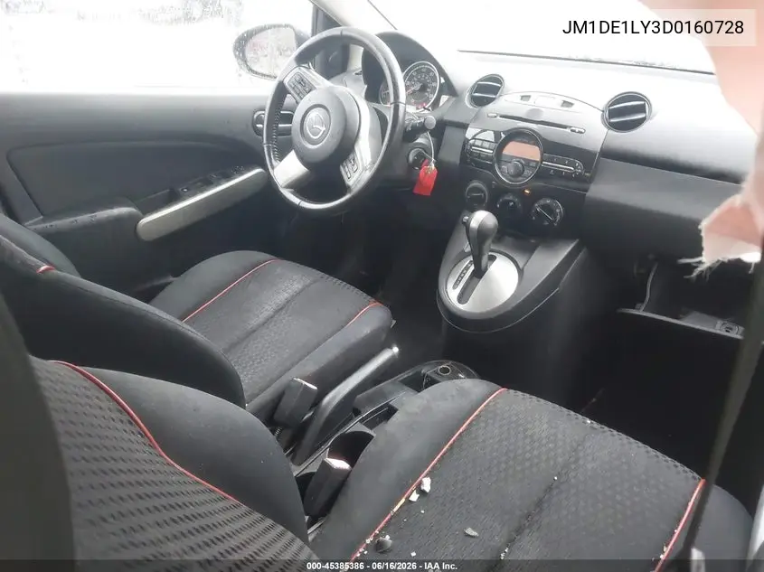 2013 Mazda Mazda2 Touring VIN: JM1DE1LY3D0160728 Lot: 45385386
