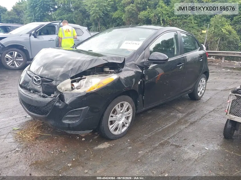 2013 Mazda Mazda2 Sport VIN: JM1DE1KYXD0159576 Lot: 45424364