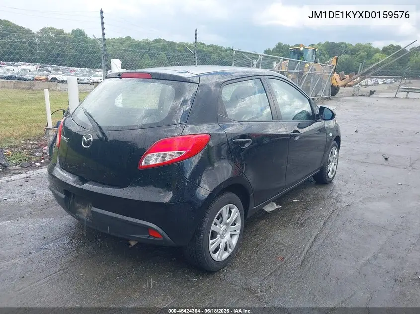 2013 Mazda Mazda2 Sport VIN: JM1DE1KYXD0159576 Lot: 45424364