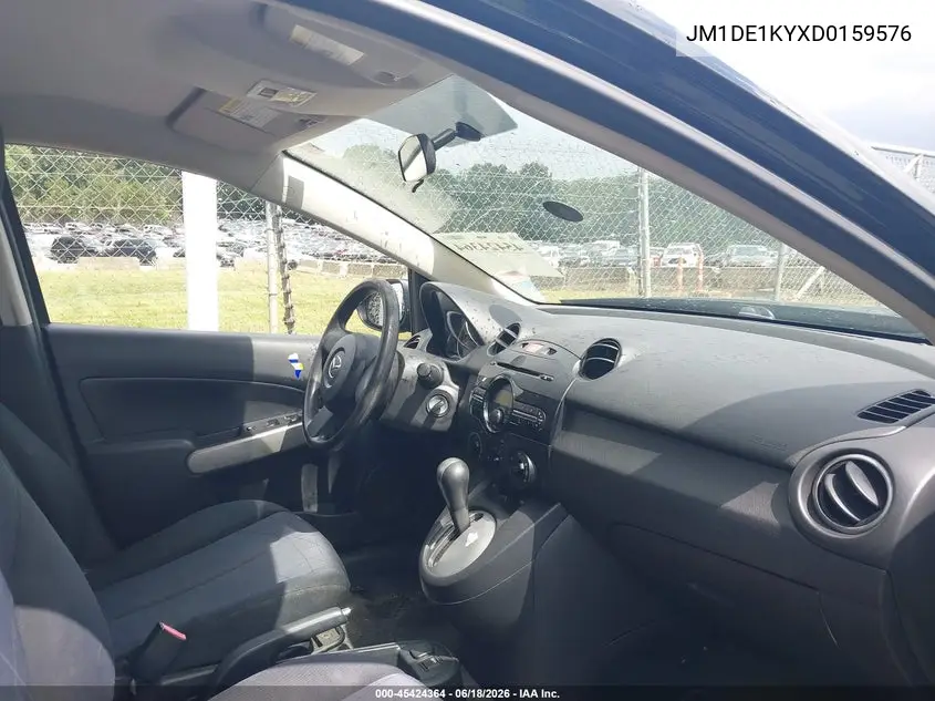 2013 Mazda Mazda2 Sport VIN: JM1DE1KYXD0159576 Lot: 45424364