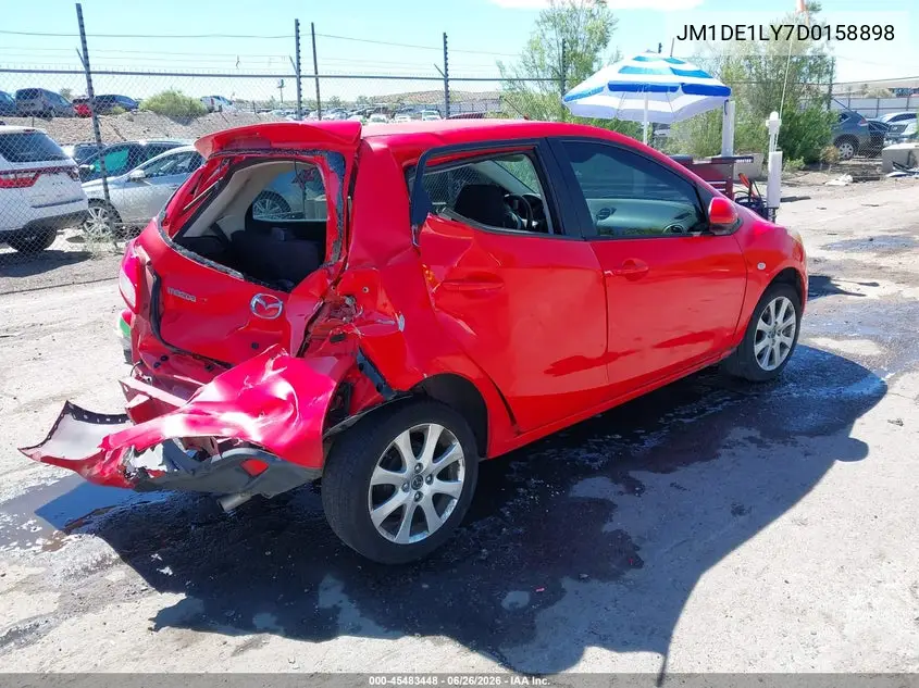 2013 Mazda Mazda2 Touring VIN: JM1DE1LY7D0158898 Lot: 45483448