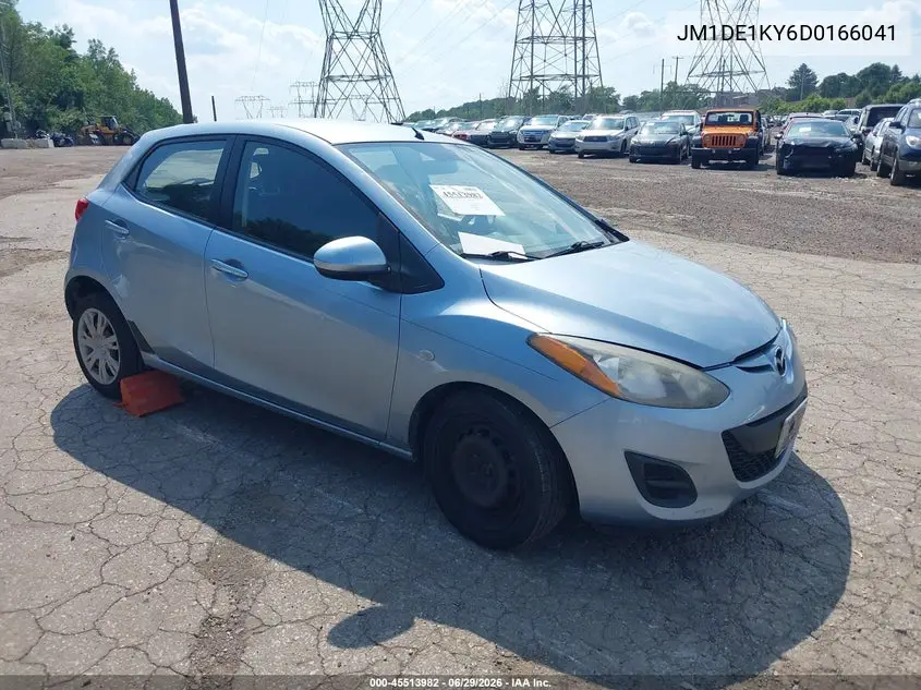 2013 Mazda Mazda2 Sport VIN: JM1DE1KY6D0166041 Lot: 45513982