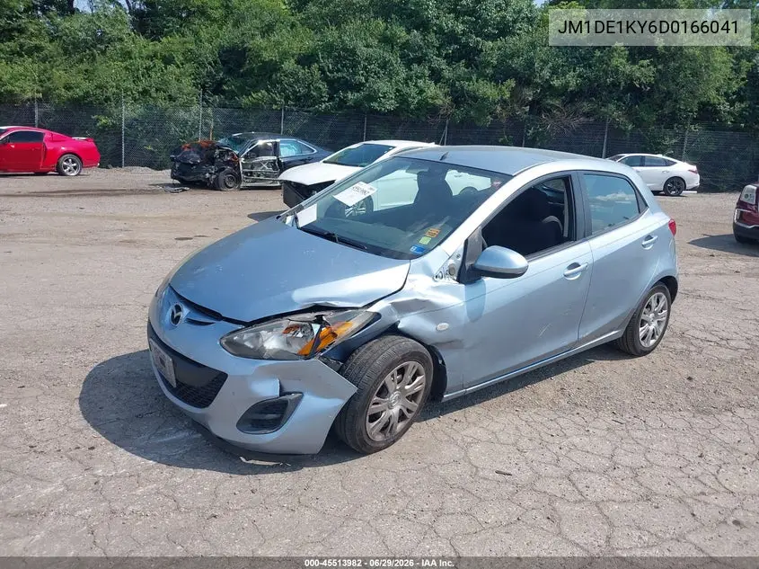 2013 Mazda Mazda2 Sport VIN: JM1DE1KY6D0166041 Lot: 45513982