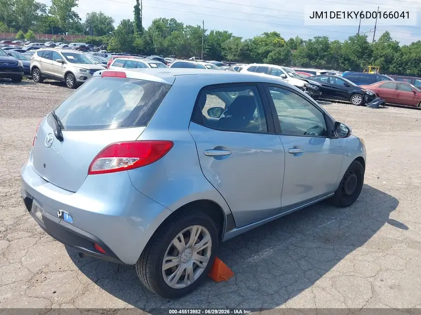 2013 Mazda Mazda2 Sport VIN: JM1DE1KY6D0166041 Lot: 45513982