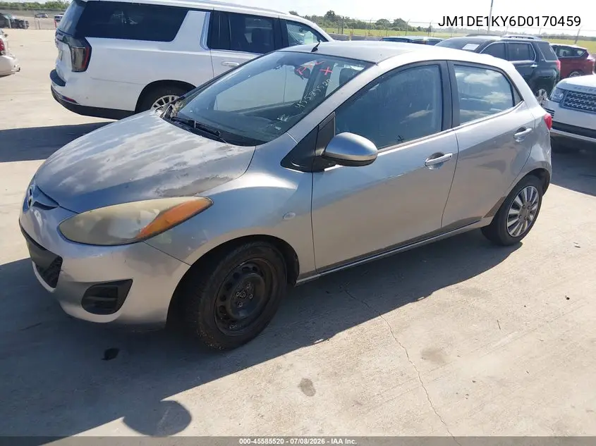 2013 Mazda Mazda2 Sport VIN: JM1DE1KY6D0170459 Lot: 45585520