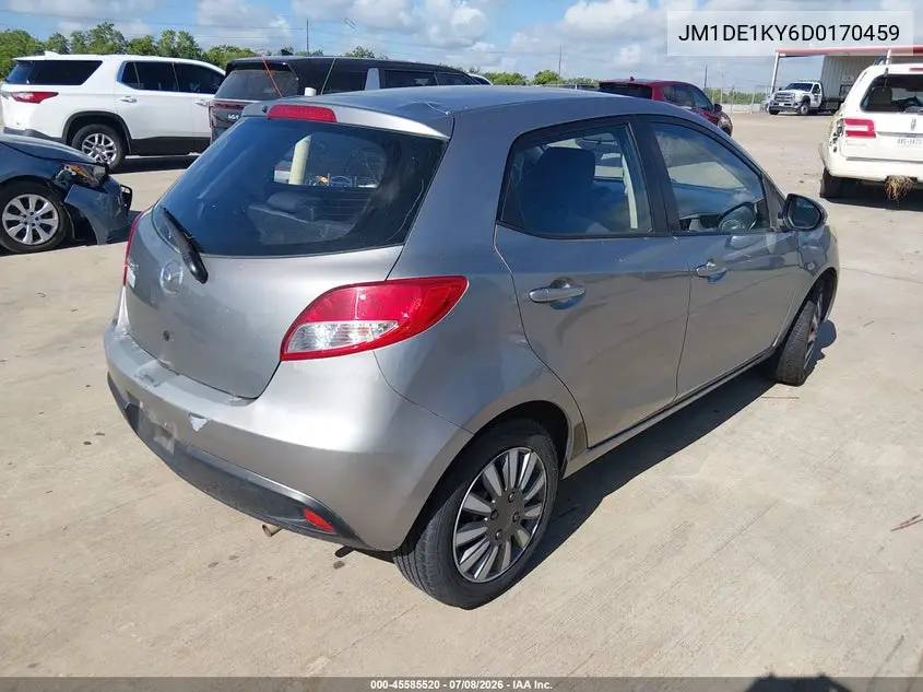 2013 Mazda Mazda2 Sport VIN: JM1DE1KY6D0170459 Lot: 45585520