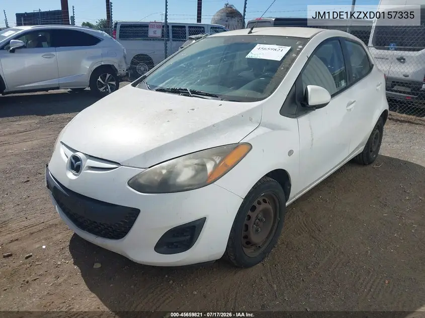 2013 Mazda Mazda2 Sport VIN: JM1DE1KZXD0157335 Lot: 45659821