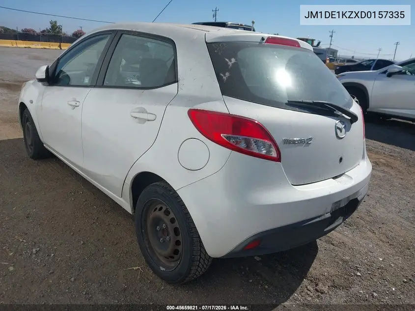 2013 Mazda Mazda2 Sport VIN: JM1DE1KZXD0157335 Lot: 45659821