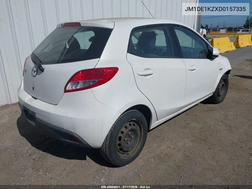 2013 Mazda Mazda2 Sport VIN: JM1DE1KZXD0157335 Lot: 45659821
