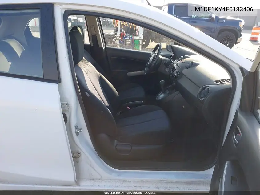 2014 Mazda Mazda2 Sport VIN: JM1DE1KY4E0183406 Lot: 44448481