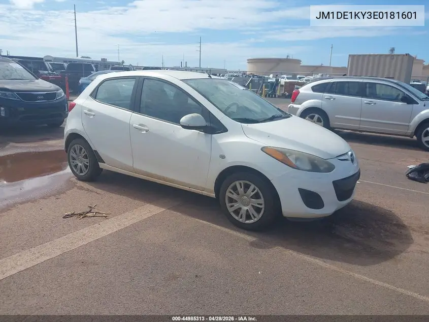 2014 Mazda Mazda2 Sport VIN: JM1DE1KY3E0181601 Lot: 44985313