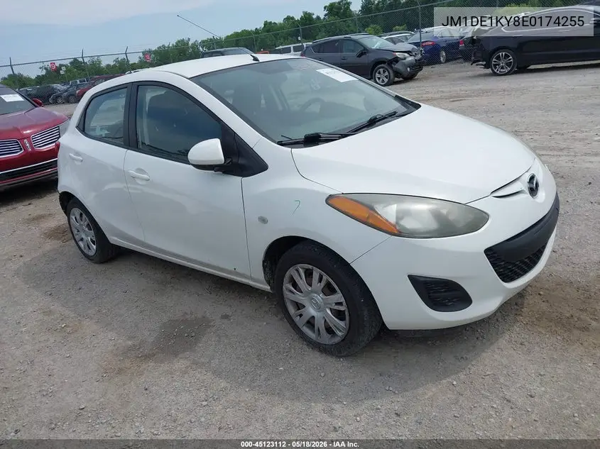 2014 Mazda Mazda2 Sport VIN: JM1DE1KY8E0174255 Lot: 45123112