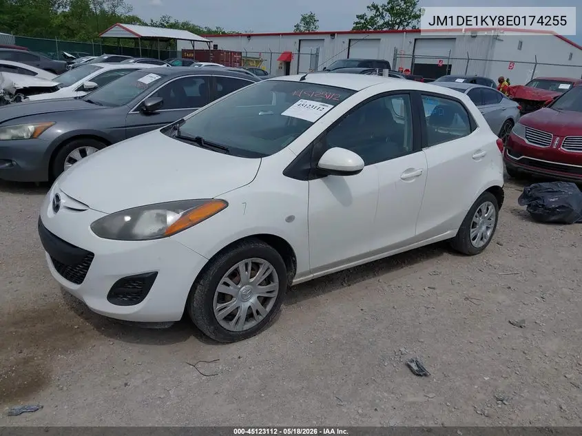 2014 Mazda Mazda2 Sport VIN: JM1DE1KY8E0174255 Lot: 45123112