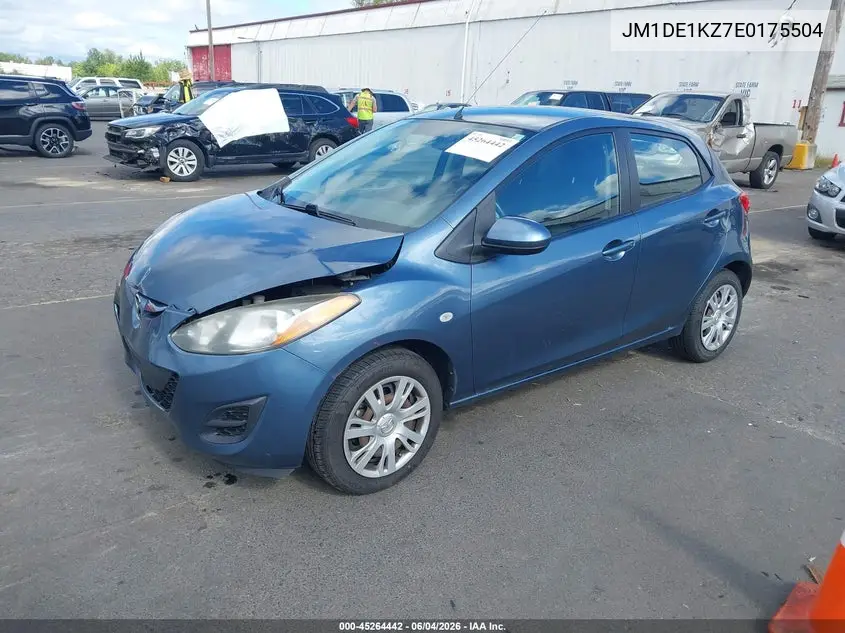 2014 Mazda Mazda2 Sport VIN: JM1DE1KZ7E0175504 Lot: 45264442