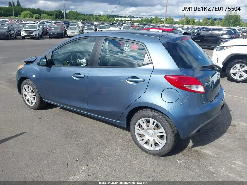 2014 Mazda Mazda2 Sport VIN: JM1DE1KZ7E0175504 Lot: 45264442