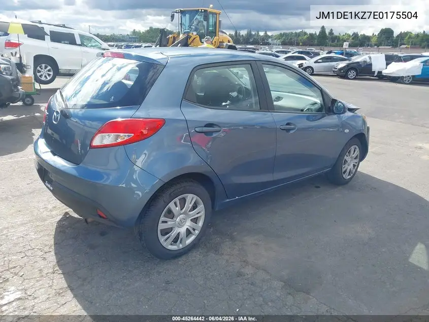 2014 Mazda Mazda2 Sport VIN: JM1DE1KZ7E0175504 Lot: 45264442