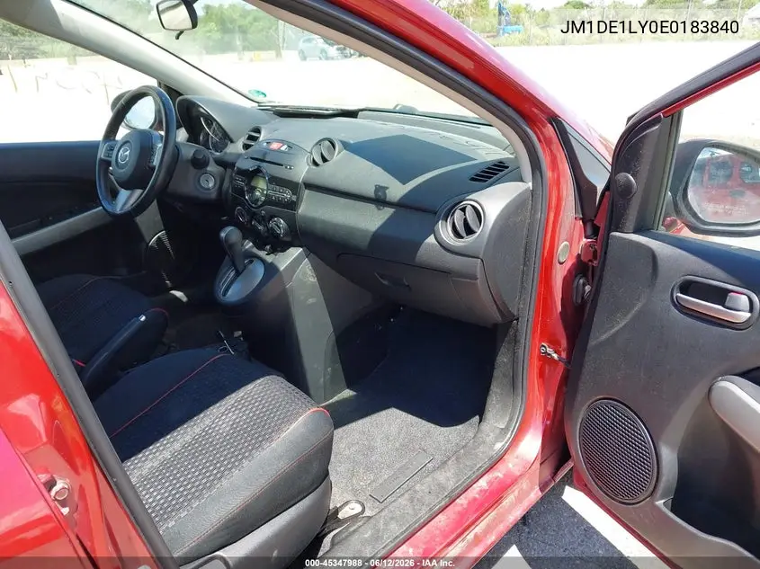 2014 Mazda Mazda2 Touring VIN: JM1DE1LY0E0183840 Lot: 45347988
