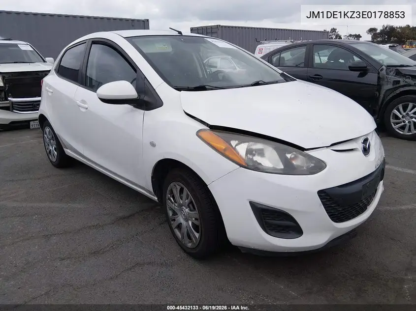 2014 Mazda Mazda2 Sport VIN: JM1DE1KZ3E0178853 Lot: 45432133