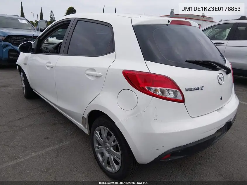 2014 Mazda Mazda2 Sport VIN: JM1DE1KZ3E0178853 Lot: 45432133