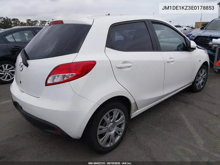 2014 Mazda Mazda2 Sport VIN: JM1DE1KZ3E0178853 Lot: 45432133