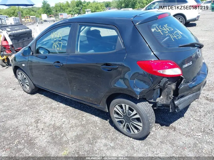 2014 Mazda Mazda2 Sport VIN: JM1DE1KZ5E0181219 Lot: 45457457