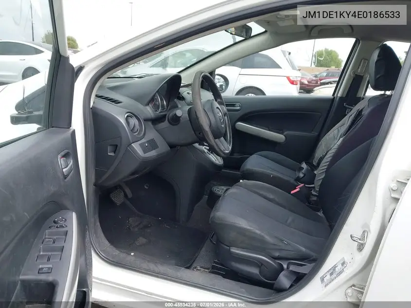 2014 Mazda Mazda2 Sport VIN: JM1DE1KY4E0186533 Lot: 45534236