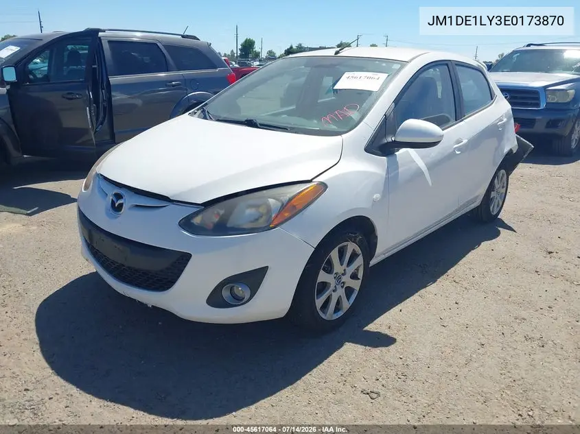 2014 Mazda Mazda2 Touring VIN: JM1DE1LY3E0173870 Lot: 45617064