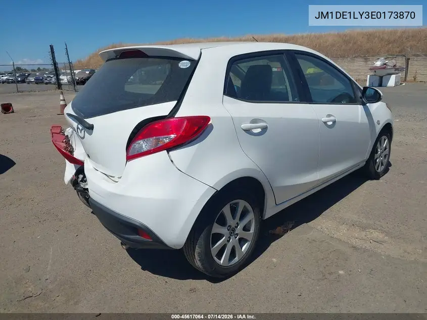 2014 Mazda Mazda2 Touring VIN: JM1DE1LY3E0173870 Lot: 45617064