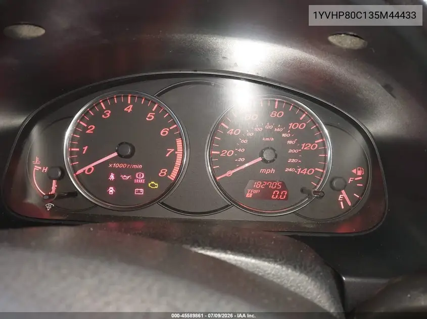 2003 Mazda Mazda6 I VIN: 1YVHP80C135M44433 Lot: 45589861