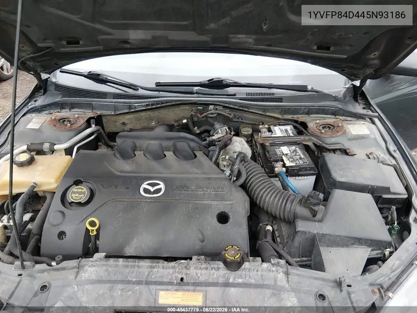 2004 Mazda Mazda6 S VIN: 1YVFP84D445N93186 Lot: 45437779