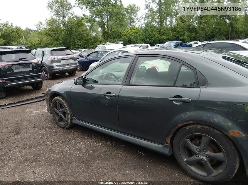 2004 Mazda Mazda6 S VIN: 1YVFP84D445N93186 Lot: 45437779