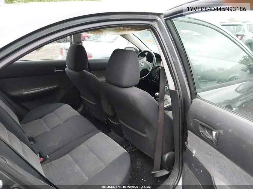 2004 Mazda Mazda6 S VIN: 1YVFP84D445N93186 Lot: 45437779