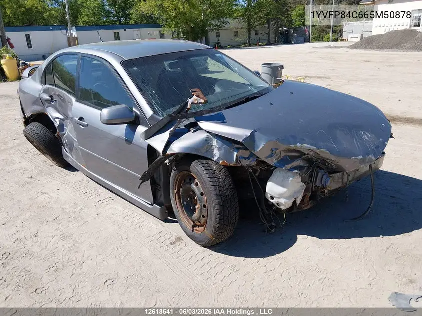 2006 Mazda Mazda6 VIN: 1YVFP84C665M50878 Lot: 12618541